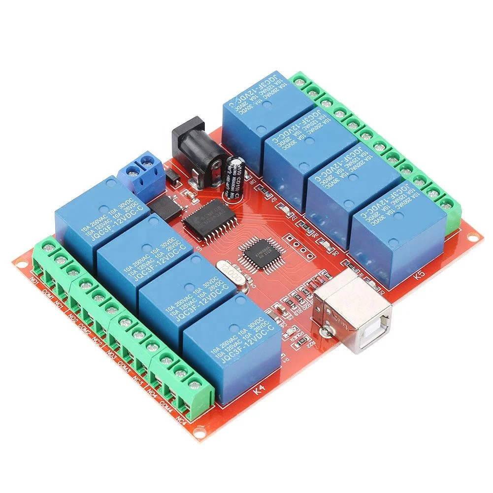 8-Channel Relay Modules (2-Pack)